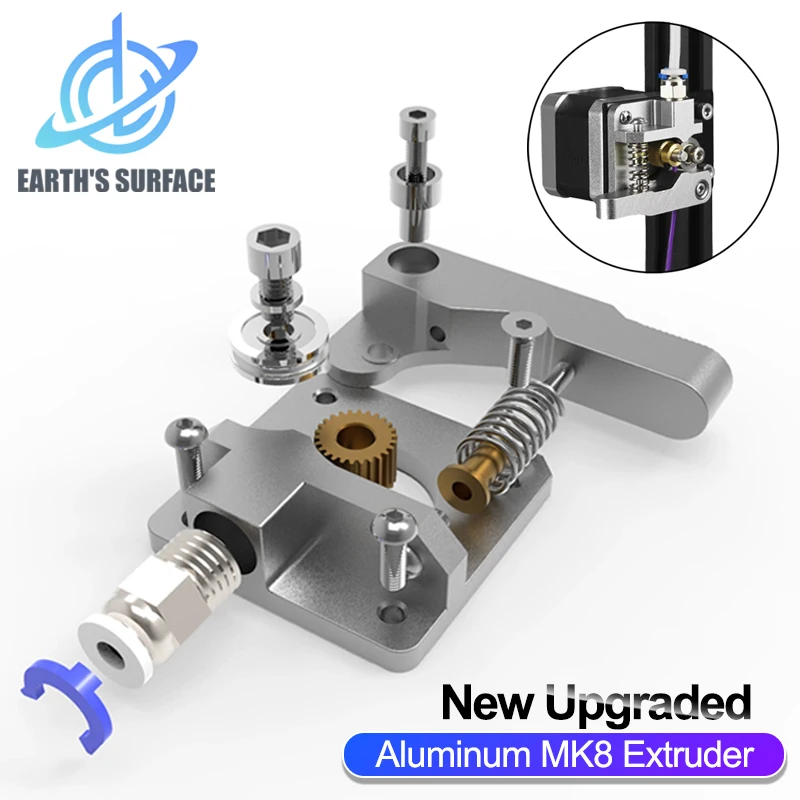 Aluminium Upgrade Bowden Extruder MK8 Extruder Drive Feed Kit für Creality Ender 3 3 PRO Ender 5 CR10 CR-10S 3D Drucker Teile Image