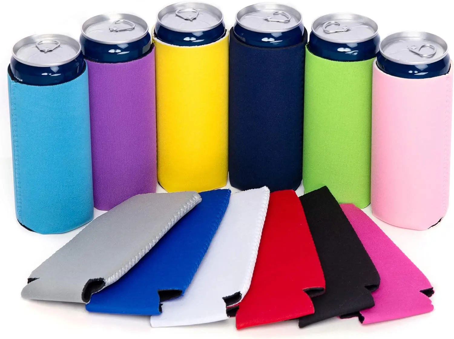 Bierdosen-Schlanke Kühlhülle für 330-ml-Flaschen, isoliertes Neopren-Thermo-Coozie, individuelle Massen-Hochzeit, Coca-Cola-Soda-Dose, Logo