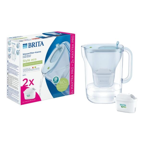 BRITA Wasserfilter-Kanne »Style eco« inkl. 2x Filter blau Image