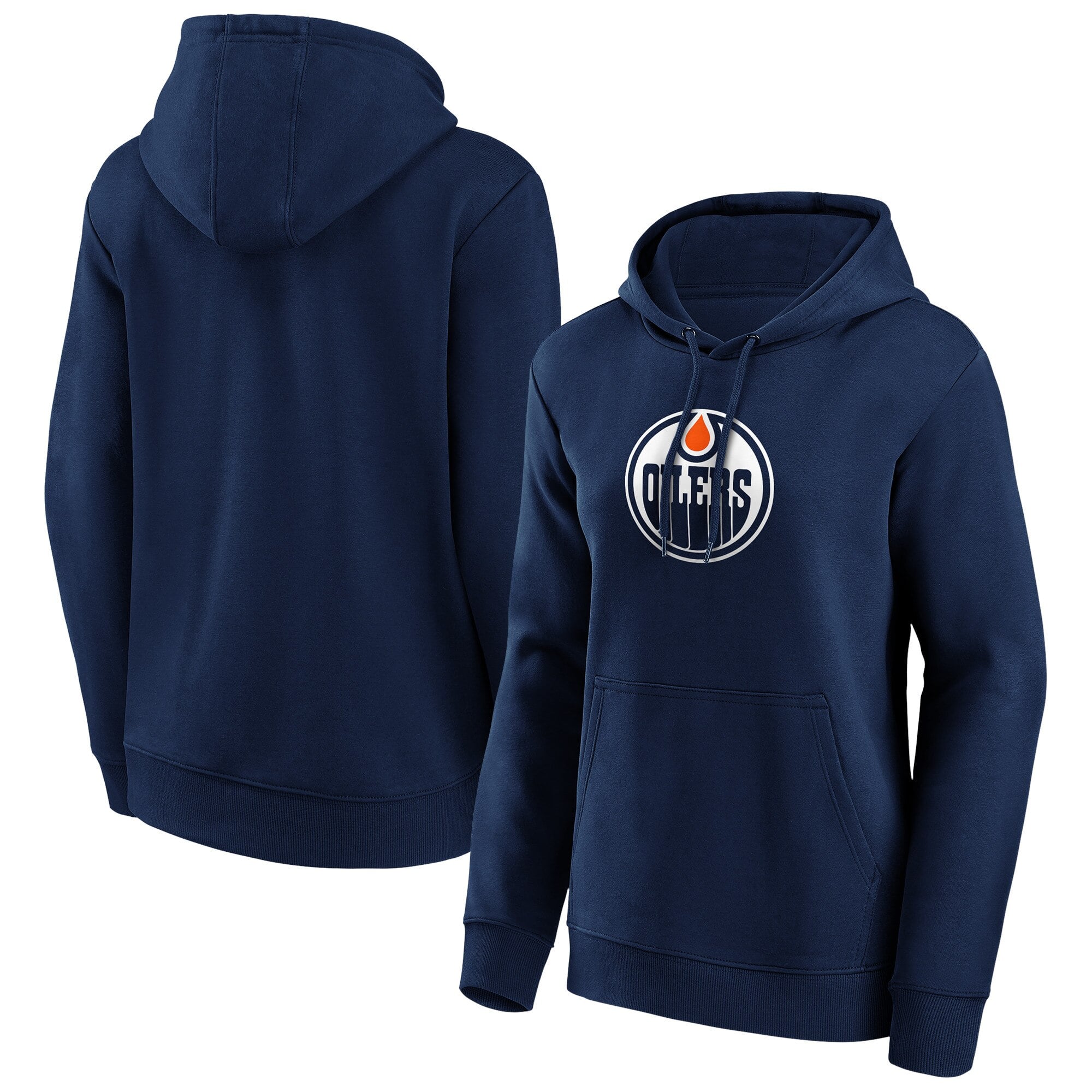 Edmonton Oilers Fanatics Branded Primary Logo Graphic Hoodie – Damen