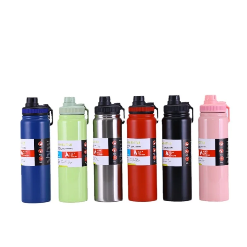 Wasserkocher aus Edelstahl 304, großes Fassungsvermögen, Outdoor-Sport, isolierter Topf mit tragbarem, tragbarem Hand-Raumtopf, geradem Becher Image