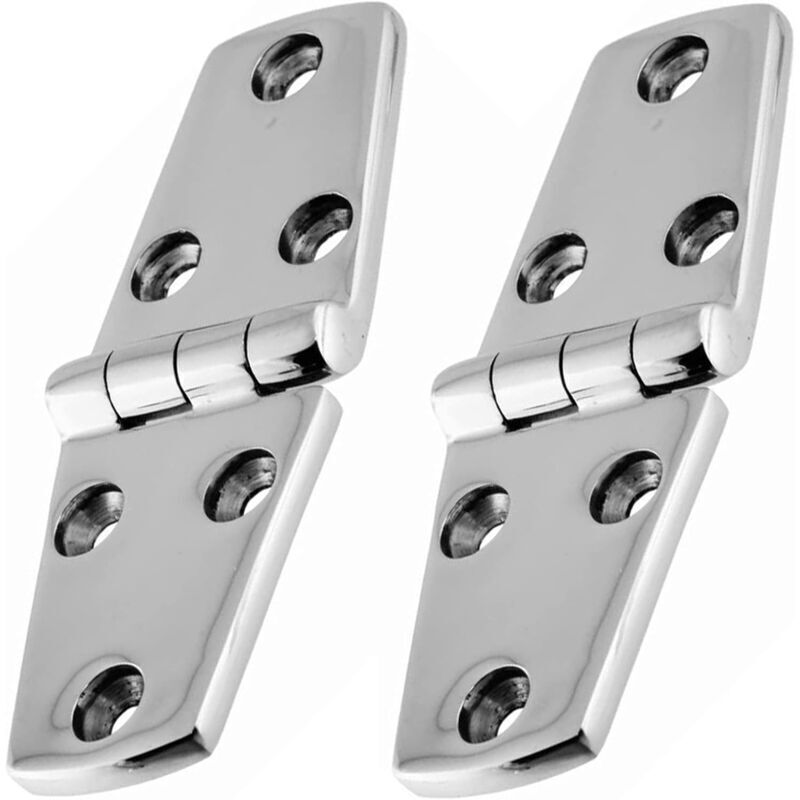 Cerniera Marina In Acciaio Inossidabile 316 Da 2 Pezzi, 76×38 Mm, Per Porte Di Armadietti, Utilizzata Per Barche, Yacht, Cerniere Per Porte, Cerniere Per Armadietti, Cerniere Di Collegamento