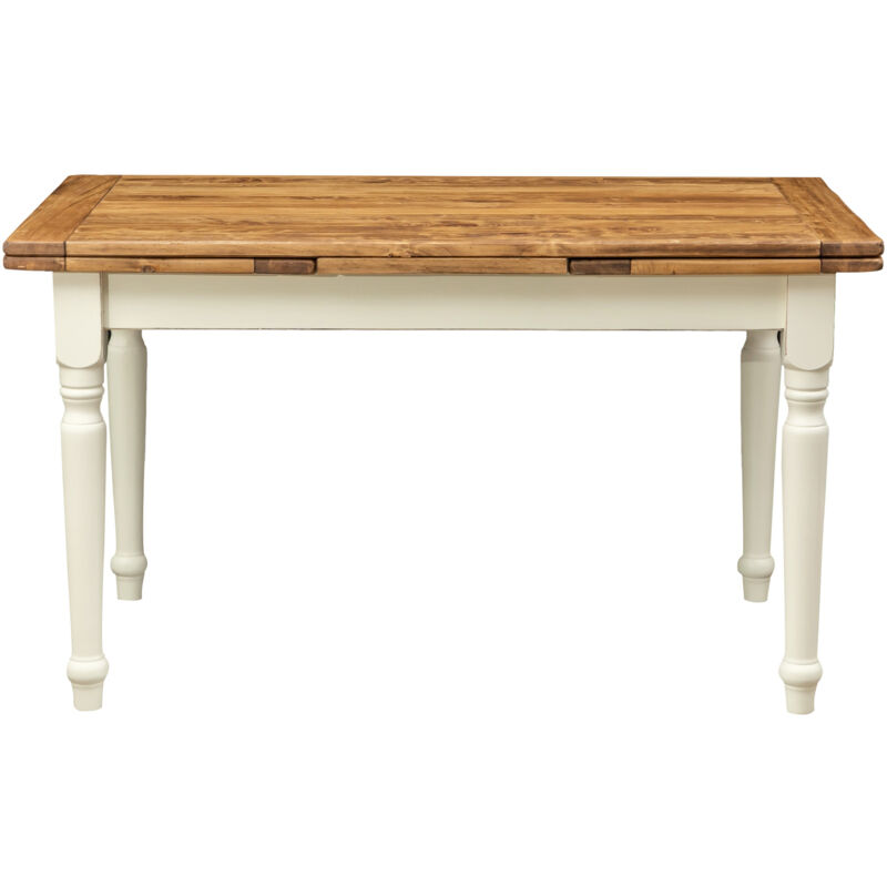 Biscottini - Tavolo Da Pranzo Tavolo Da Esterno Tavolo Da Giardino 141x81 Cm Tavolo In Legno Massello Allungabile Tavolo Rettangolare Cucina
