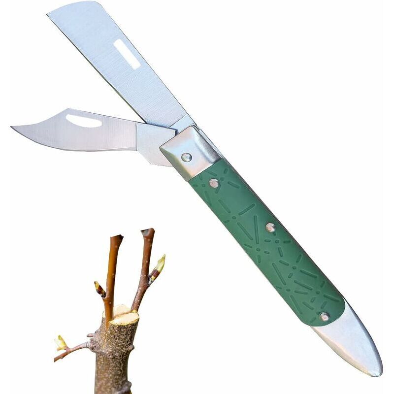 Coltello Da Innesto Pieghevole Choyclit, Coltello Da Innesto, Coltello Da Giardino, Coltello Da Innesto Pieghevole Per Potatura, Coltello Da Innesto A Doppia Lama, Coltello Da Innesto Per Giardinaggio
