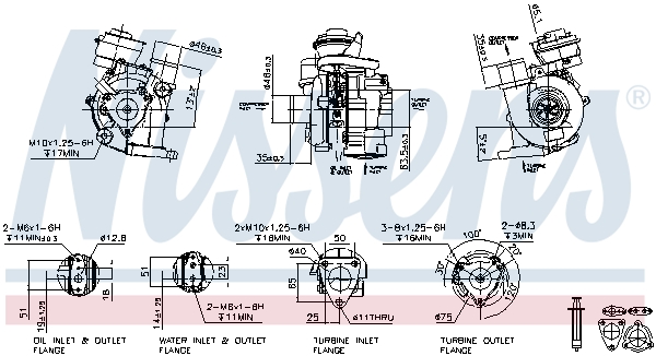 NISSENS Lader, Aufladung 93217 für TOYOTA Image