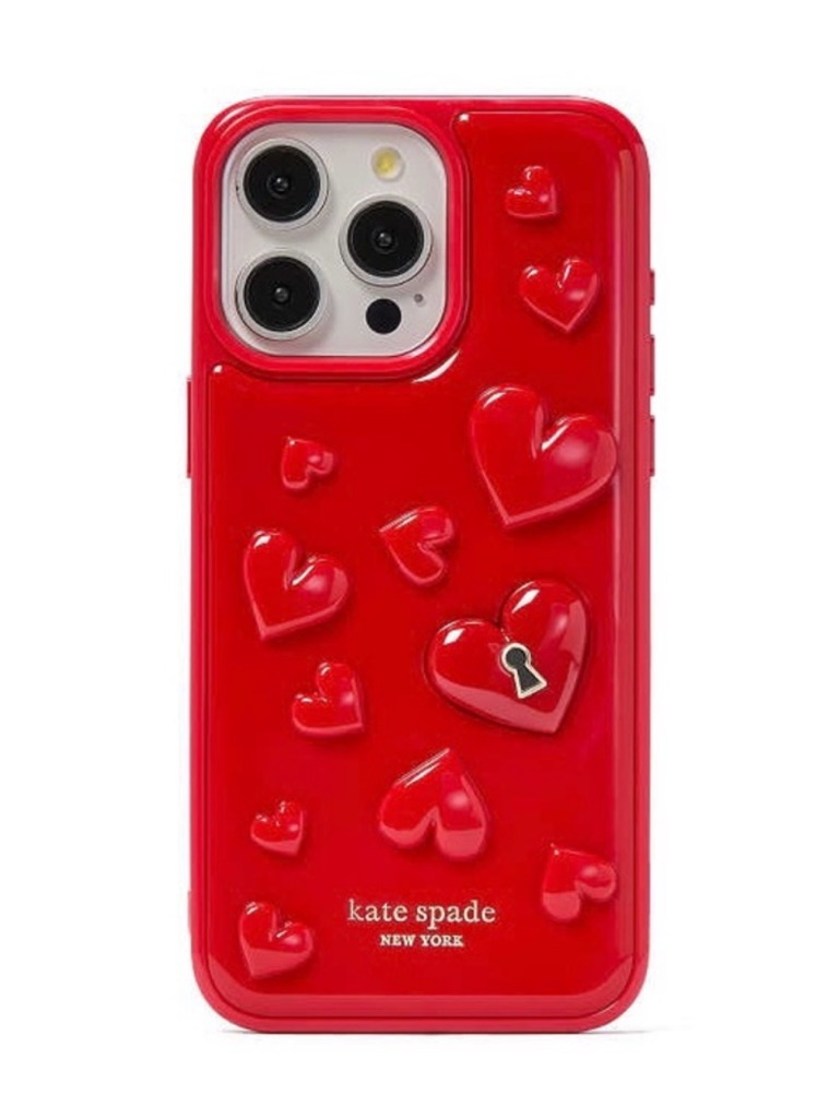 Kate Spade Cell Phones & Accessories | Kate Spade “Key To My Heart” Hardshell Phone Case For Iphone 15 Pro Max | Color: Red | Size: Iphone 15 Pro Max Phone Case