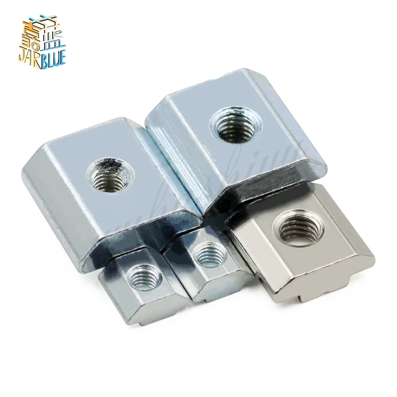5/10/20 Stück M3 M4 M5 M6 Schlitz T-Mutter Gleitmutter für 2020 3030 4040 Profil Schlitz T Mutter Aluminium Extrusions Möbel Image