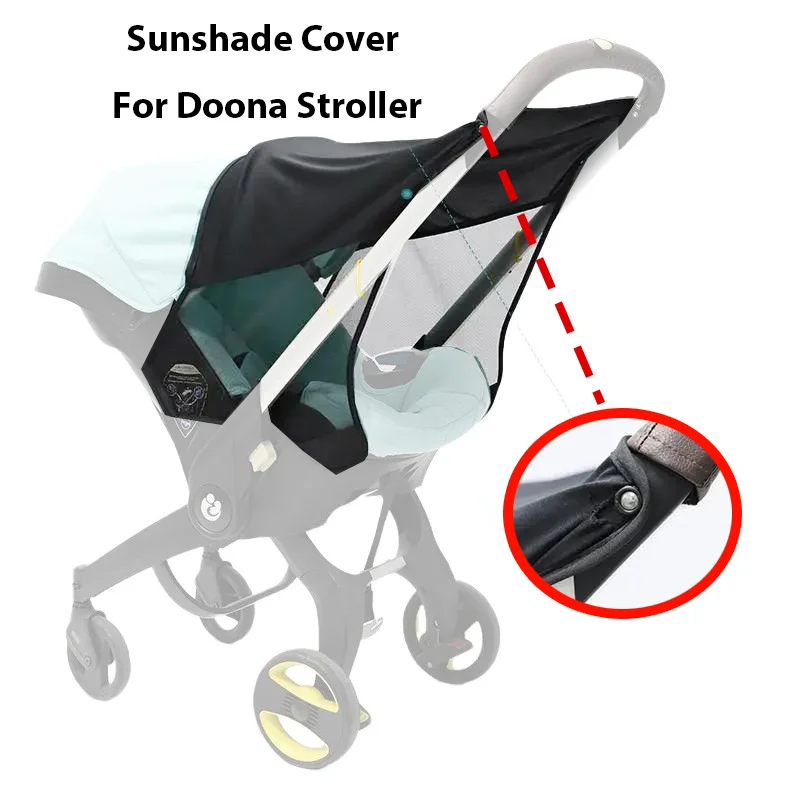 Sonnenschutzabdeckung für Doona Kinderwagen, vollständiger UV-Schutz für den Außenbereich, kompatibel mit Doona Kinderwagen, Buggys