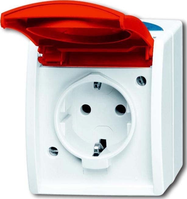 Busch-Jaeger Schuko-Steckdose 20 EW/DVN-53 2CKA002083A0825 Image