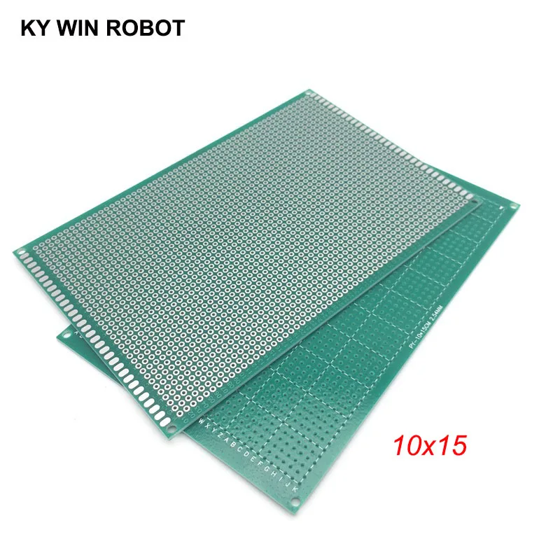 1 Stück 10 x 15 cm 100 x 150 mm einseitig Prototyp PCB Universal Leiterplatte Protoboard für Arduino Image
