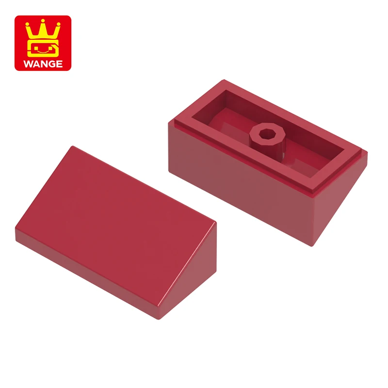 Wange 85984 50g/133PCS Slope 30 1x2x2/3 Roff Building Block Moc Color Compatible with Brick DIY Children's Toy Assembly Parts Image