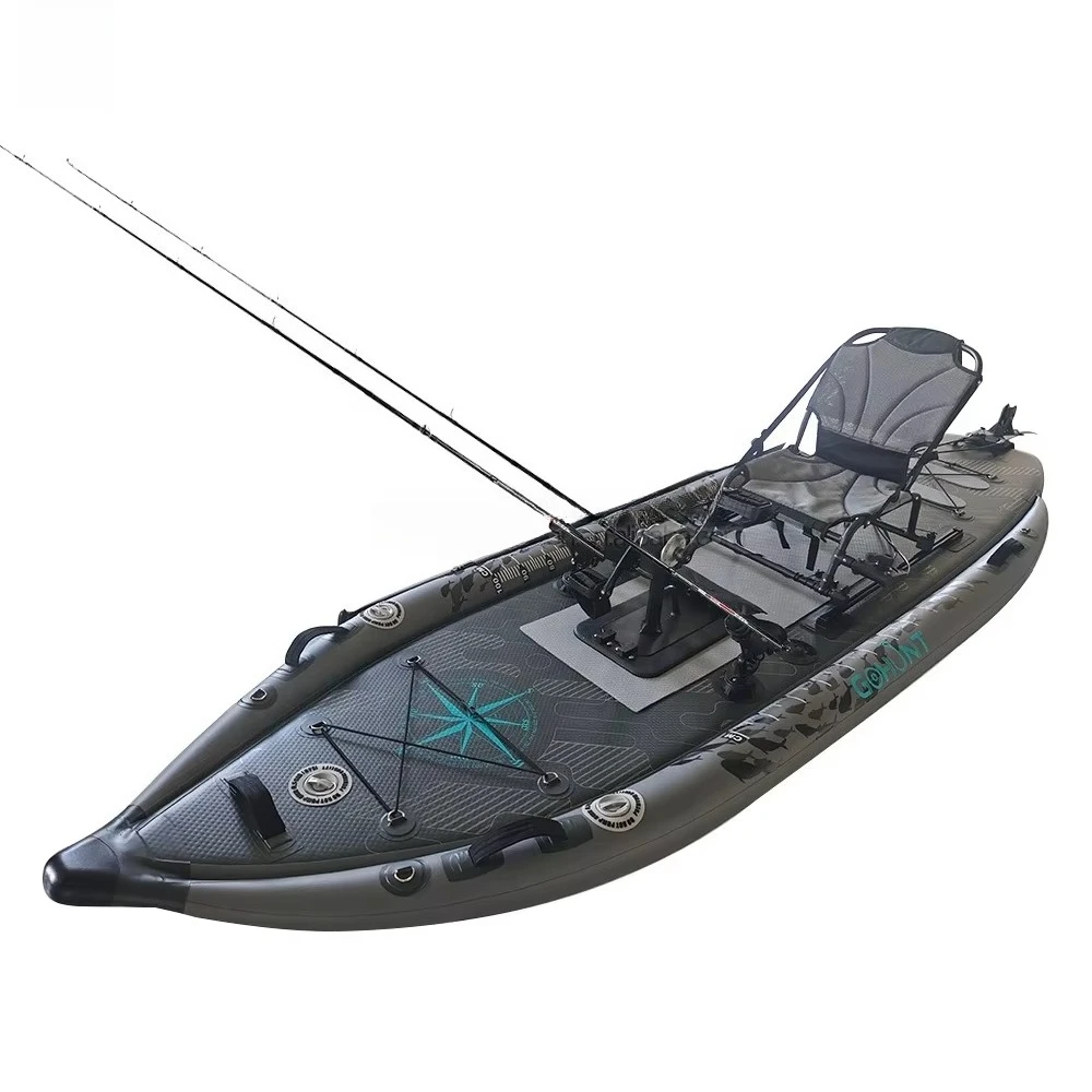 2025 Nuovo Gonfiabile Kayak Pesca Con Pedale Goccia Punto Pesca Kayak Pesca Con Pedale Kayak Con Padel Drive System