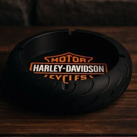 Harley-Davidson Reifenförmiger Aschenbecher 3D-Gedruckt für Harley Davidson Electra Glide Ultra Classic 1250 S PA 1250S PA1250 X48 1200