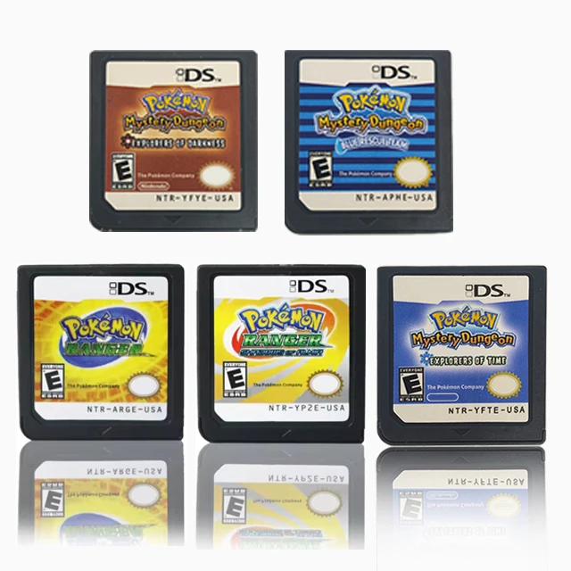 Pokémon-Serie DS-Spiele-Kassette Explorers of Darkness Videospiel-Konsole-Karte Shadows of Almia DS-Karte für NDSL 2DS 3DS
