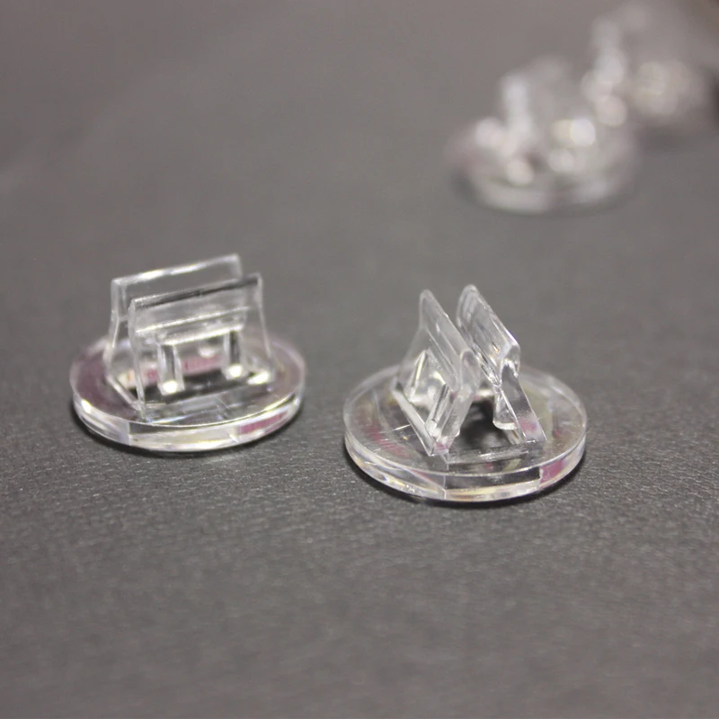 10 Stück 20 Stück 50 Stück transparente Plastik karten stehen Basis einzigartige transparente feste Requisiten für 2mm Papier halter Brettspiel karten Image