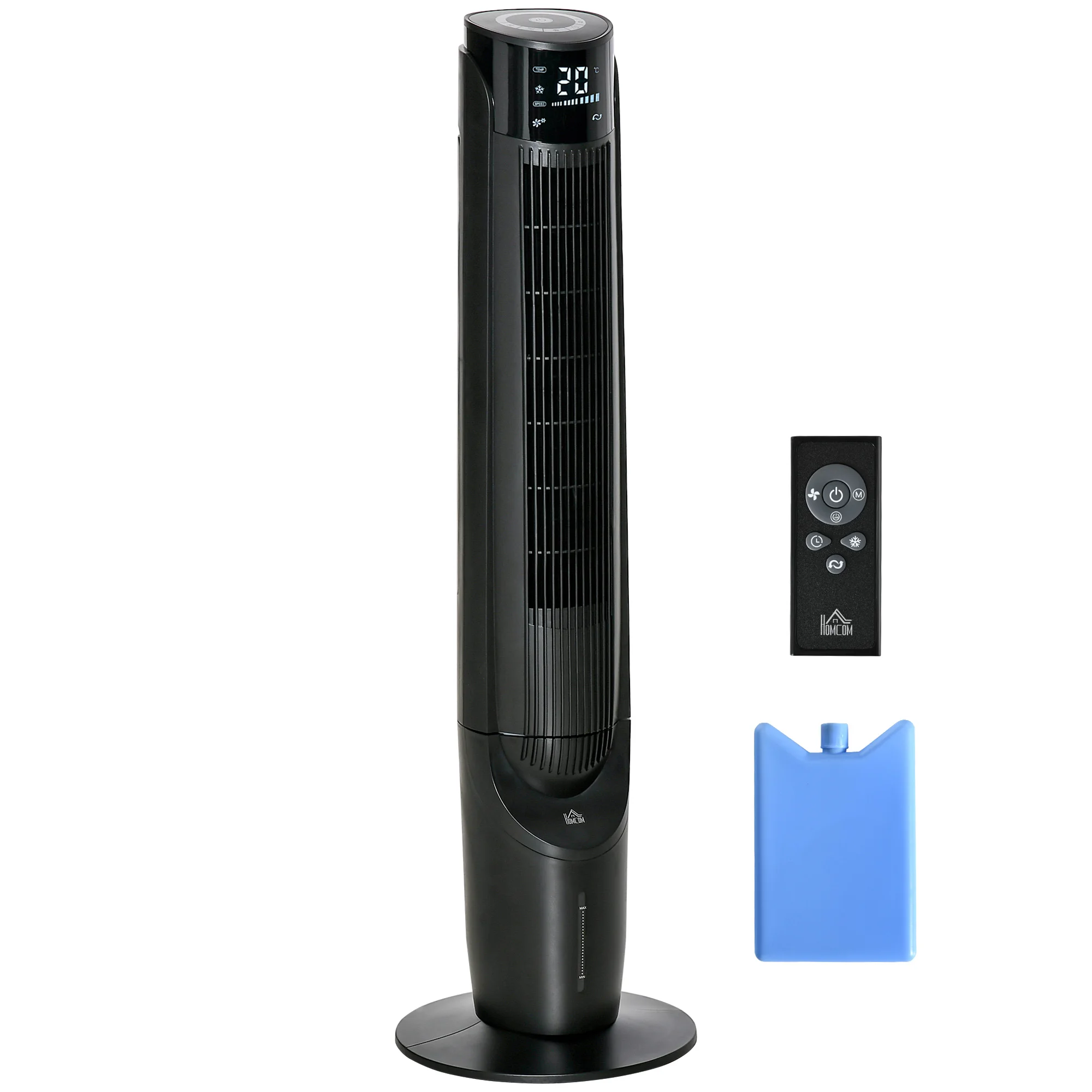 Ventilateur tour climatiseur avec 4 modes et 3 vitesses ​ ​ Minuteur en plastique, ventilateur de refroidissement, climatiseur, climatiseur ventilateur
