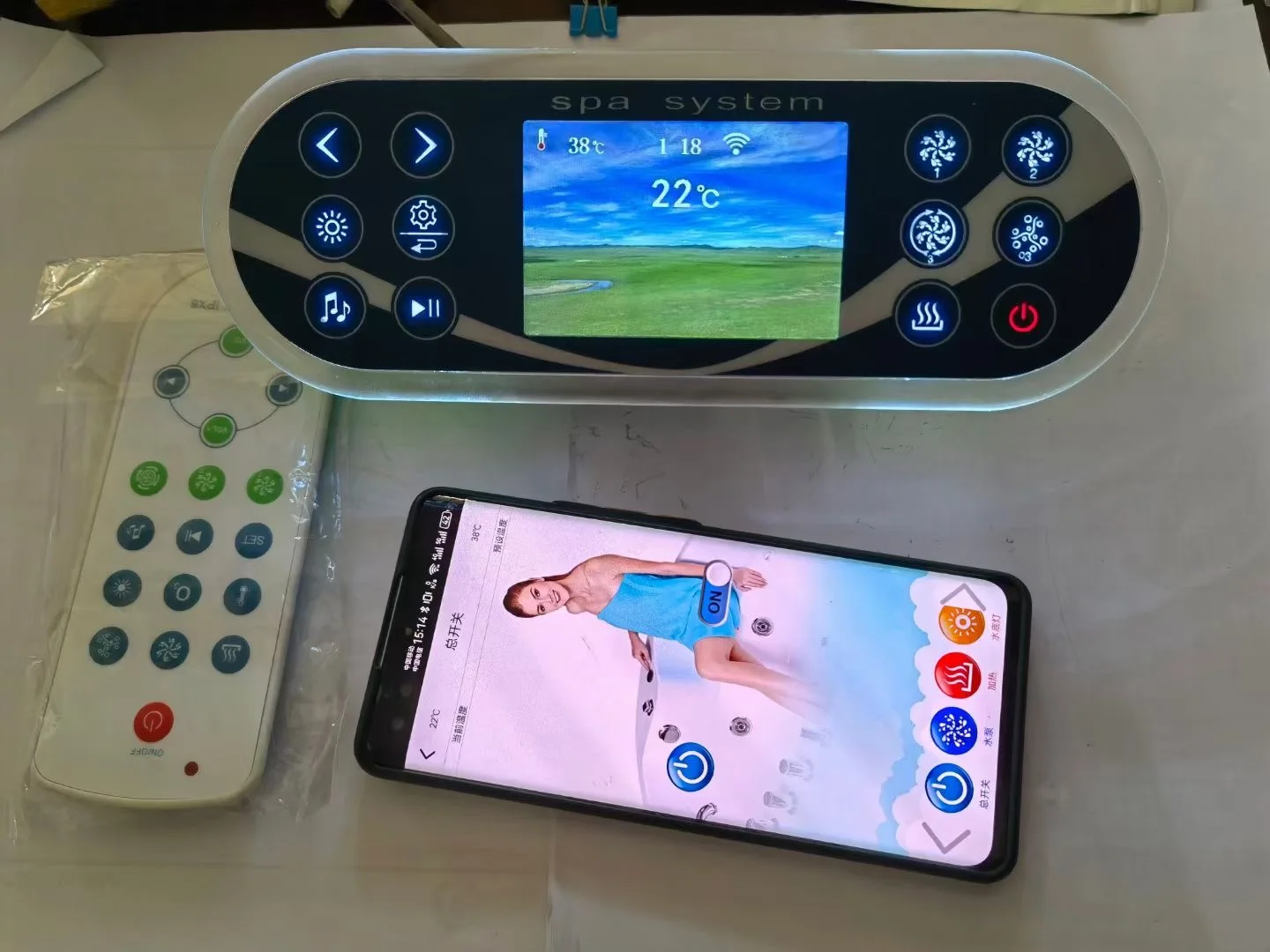 Whirlpool Touch Spa Bedienfeld für Badewannen und Whirlpools Whirlpool Controller mit WIFI und Bluetooth Image