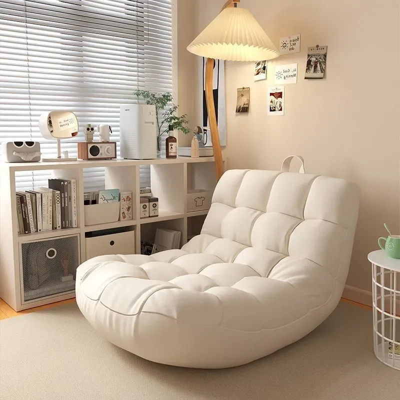 Bequemes Sofa, Tatami, Wohnzimmer-Schlafzimmer-Lazy-Sofa, Freizeit-Einzelsessel, Balkon-Schaukelstuhl, Schlafsofa, Lesesessel Image