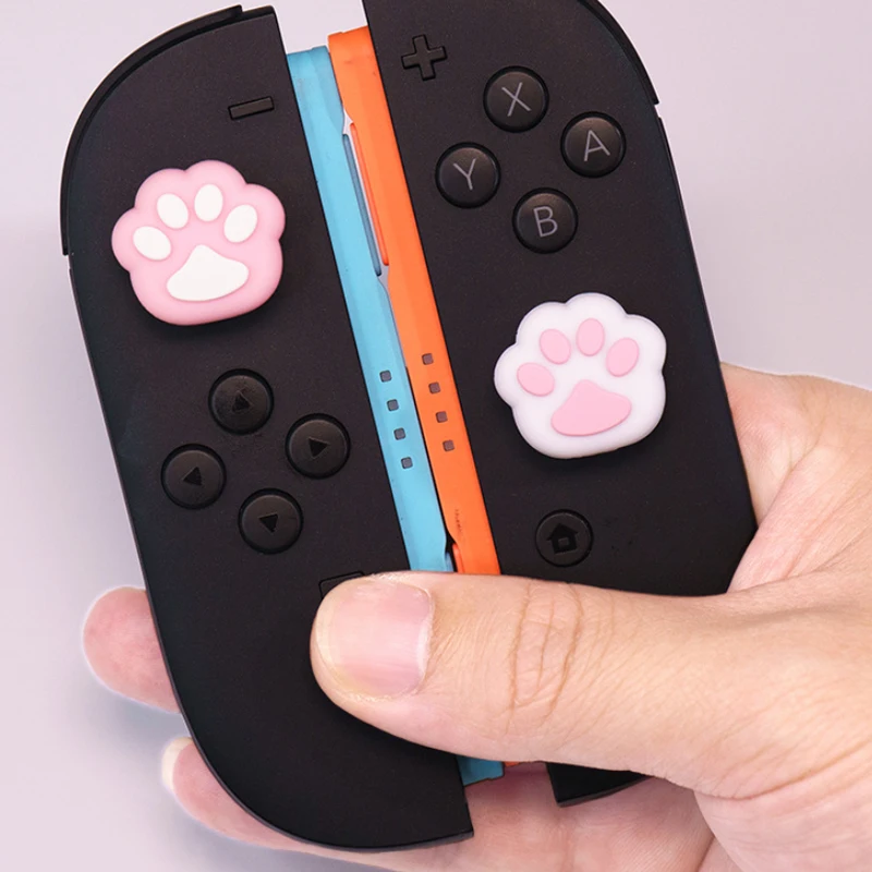 2 Stück Katzenpfoten-Soft-Grip-Kappen für Joysticks, Schutzabdeckung für Nintendo Switch 2/NS2 Joy-Con Controller Thumbstick-Hülle Image