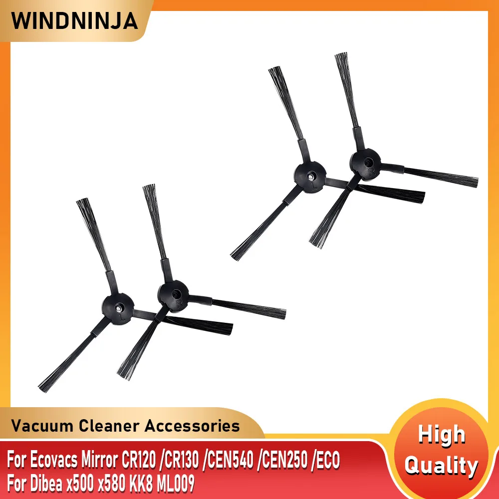 Für Ecovacs Mirror CR120/CR130/CEN540/CEN250, für Dibea x500 x580 KK8 ML009, für Ilife V5 V5s V3 V3s V5 A4 Staubsauger Seitenbürsten-Ersatzteile Image