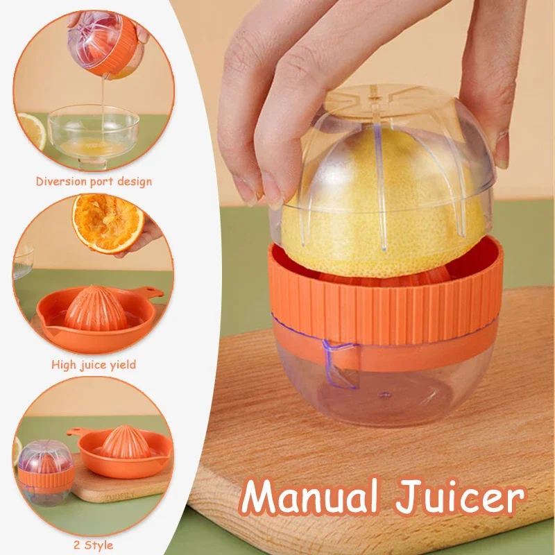 Manuelle tragbare Zitrus presse Küchengeräte Kunststoff Orange Zitronen presse Multifunktions-Fruchtsaft presse Maschine Küchen zubehör Image