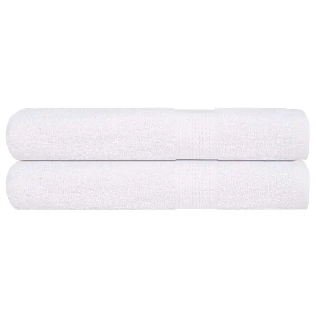 FROGN Saunatücher, 2 Stück, Weiß, 80x200 cm, 360 g/m², Einfarbige Handtuchsets, Badetücher für Zuhause, Weich, Dick, Saugfähig, für Gesicht, Fitness, Spa