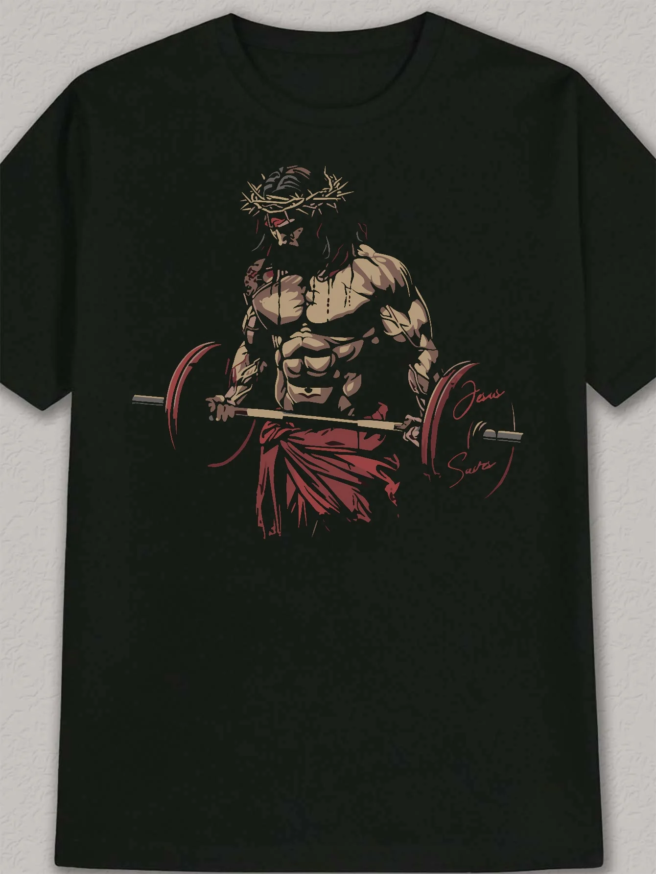 Entraîneur de fitness noir Jésus-Christ Entraîneur d