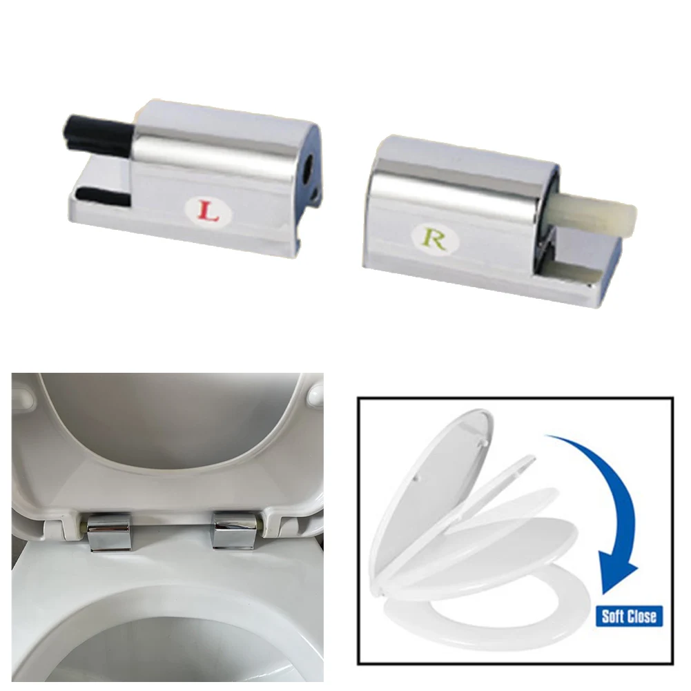 Wc Soft-Close Scharniere ABS Wc Abdeckung Montage Befestigungs Anschluss Langsam-Close Wc Scharniere Bad Hardware Zubehör