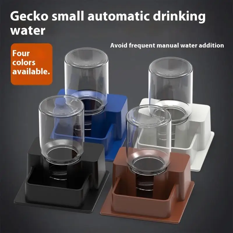 【QTG331】Automatischer Wasserspender mit Flasche für Schildkröten, Schildkröten, Eidechsen, Anti-Ertrinkungs-Wasserspender, Heimtierbedarf