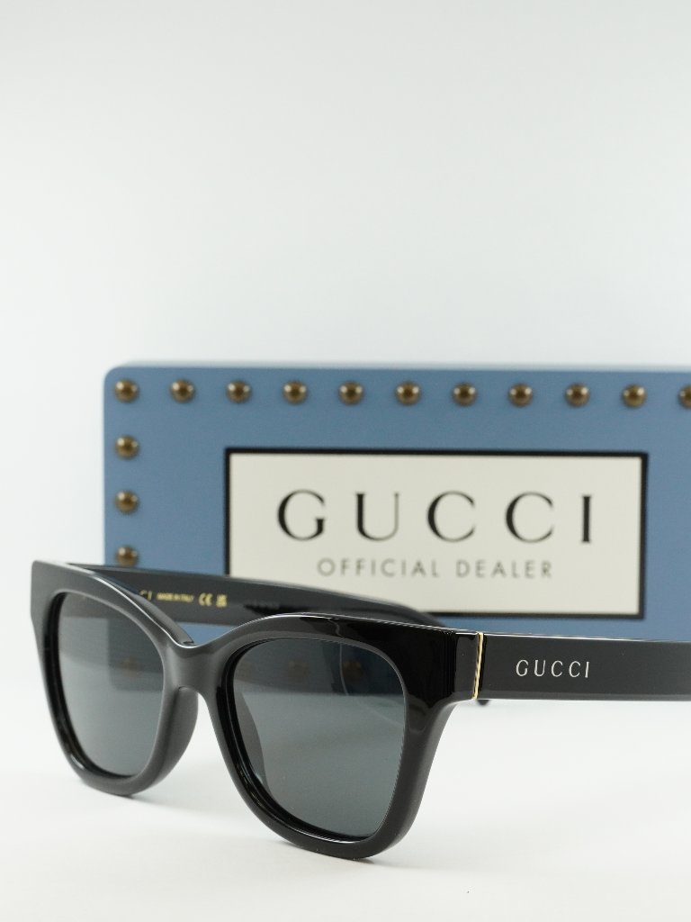 Gucci Accessories | Gucci Gg1133s 001 Women Cat Eye Sunglasses - Black / Grey | Color: Black/Gray | Size: 52 - 18 - 145
