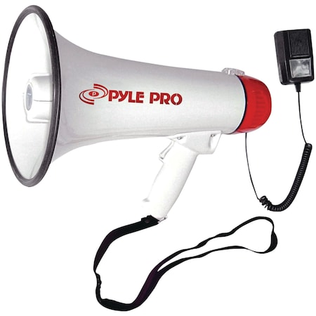 PYLE PMP40 Professional 40W Megaphone/Bullhorn (White)