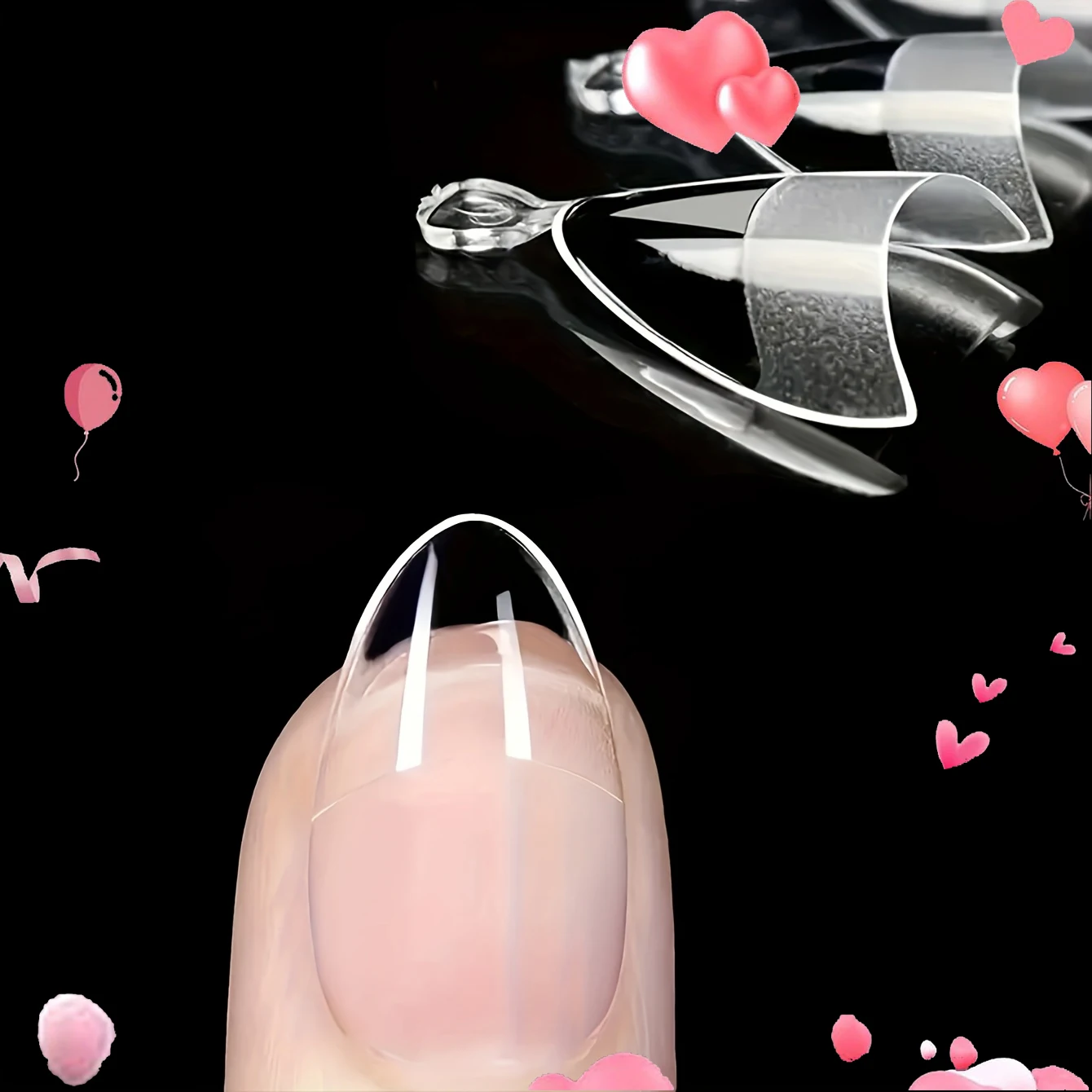 120 Stück halbe Abdeckung Mandel künstliche Nägel halb matt Pre Buff Acrylnägel extra kurze Mandelform Gel-Nagelspitzen 12 Größen einfache Verwendung Image