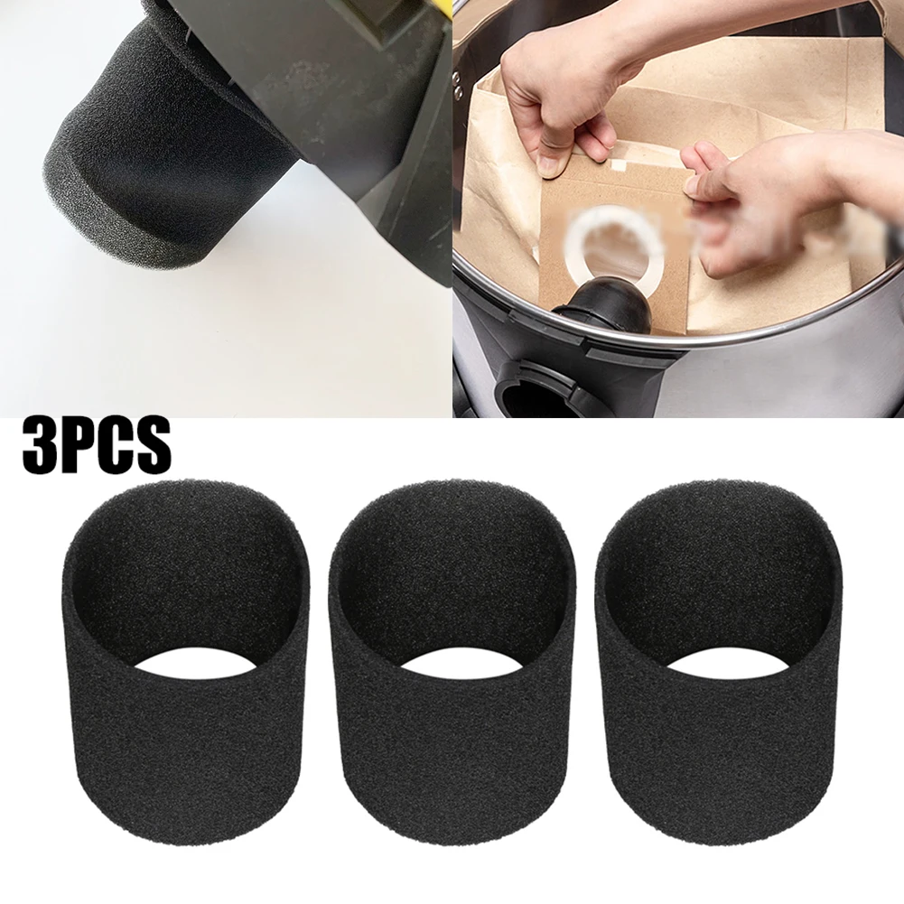 3 stücke Schaum Filter Kit Für-Einhell Nass Trocken Staubsauger BT Für VC 1250 Staubsauger Zubehör Image
