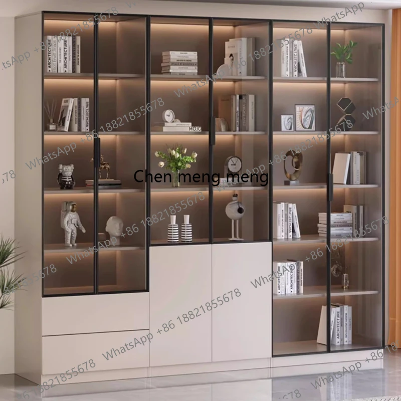 Umweltfreundlicher Weinschrank Kreatives Designer-Bücherregal Weinschrank-Schrank Integrierte Bar-Möbel Image