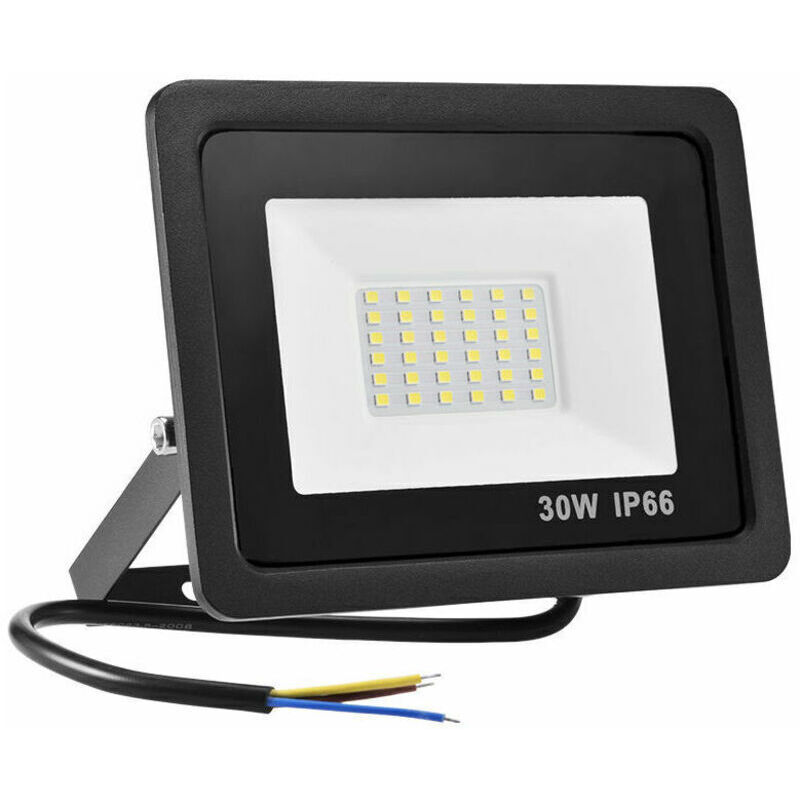 Tigrezy (1 Confezione) Faretto Led Da Esterno Da 30 W, Potente Faretto Led Da Esterno Impermeabile Ip65, Luce Bianca Fredda Da Esterno Da 220 V, Faretto Led Da Esterno