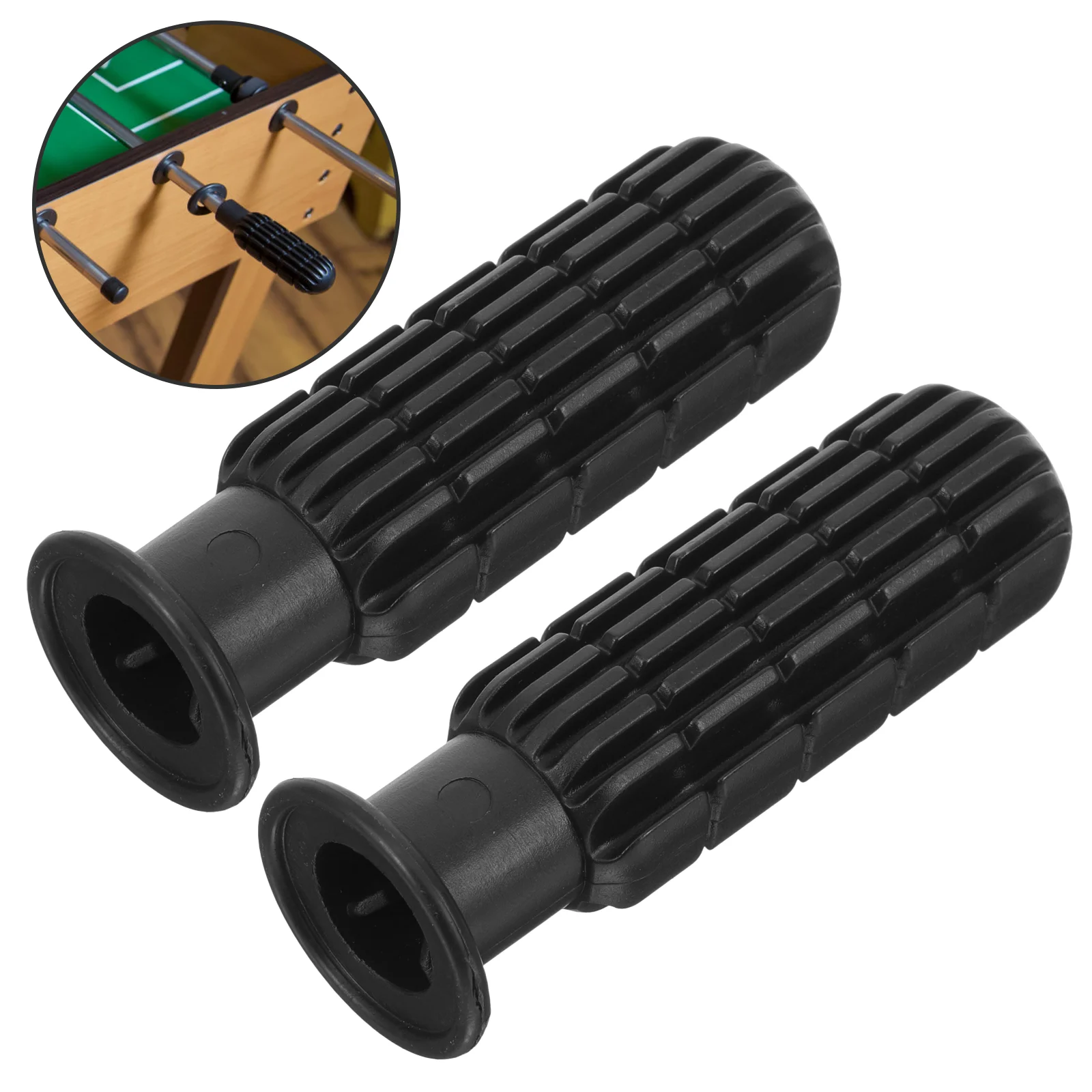8mm Ersatz Tischfußball Griffe Ergonomische Kunststoff Tischfußball Spiel Griffe Langlebig Griff Zubehör Tischfußball Tisch Teile Image