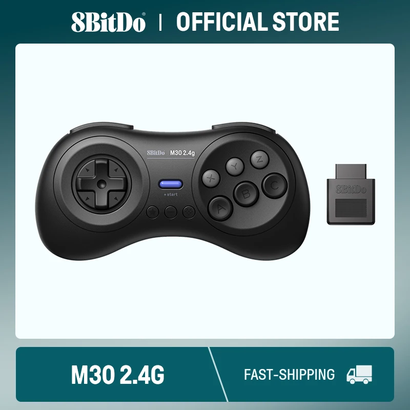 8BitDo M30 2.4G Wireless Gamepad für das Original Sega Genesis und Sega Mega Drive – Sega Genesis Image