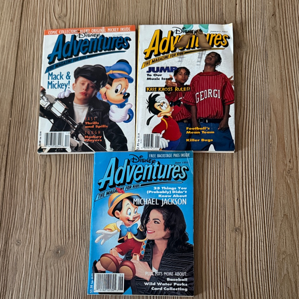 Disney Other | Disney Adventures Magazine For Kids Lot Of 3 | Color: Red | Size: Os