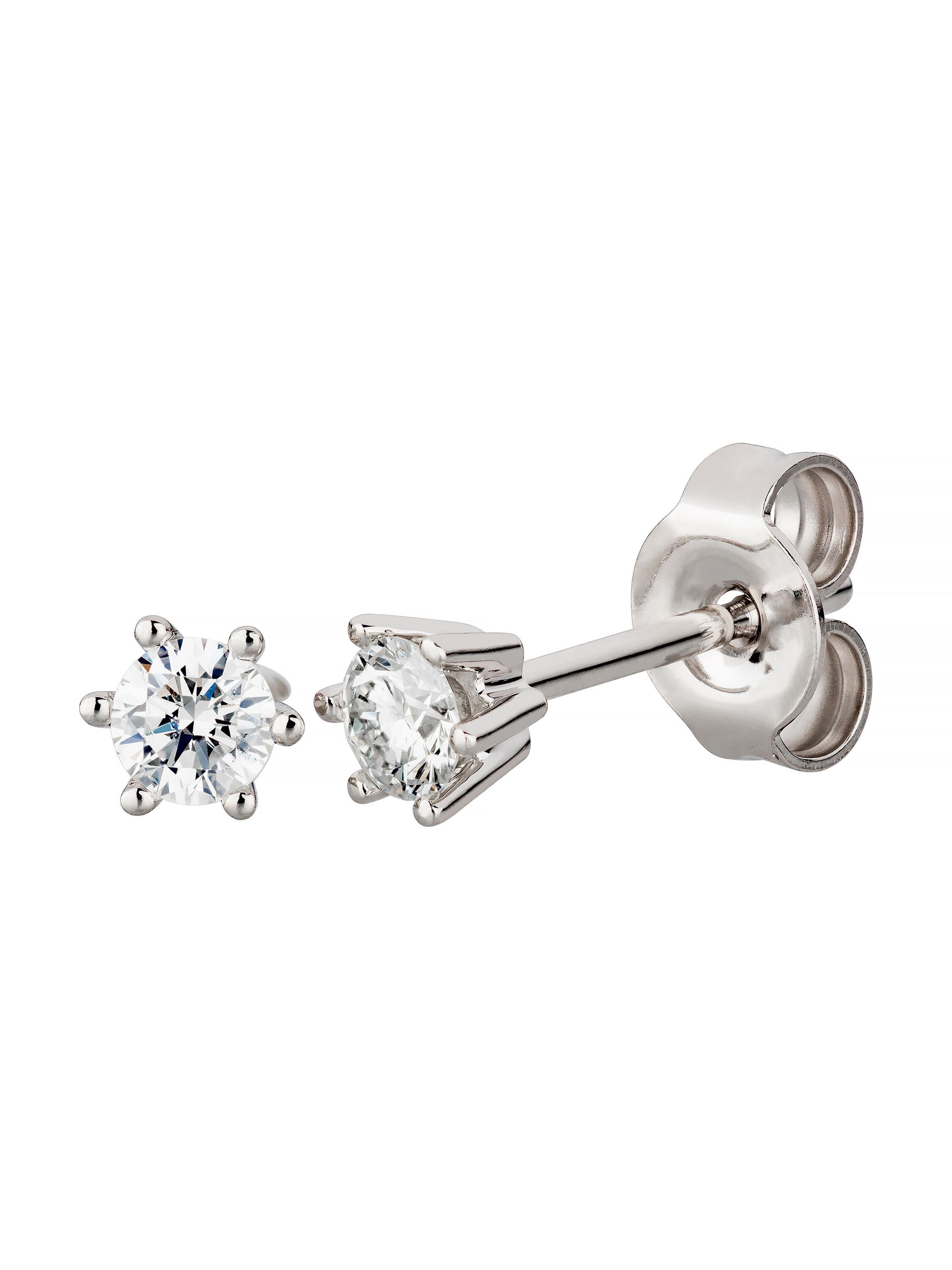 Orolino Ohrringe Gold 750 mit 2x Brillant zus. 0,25 ct.