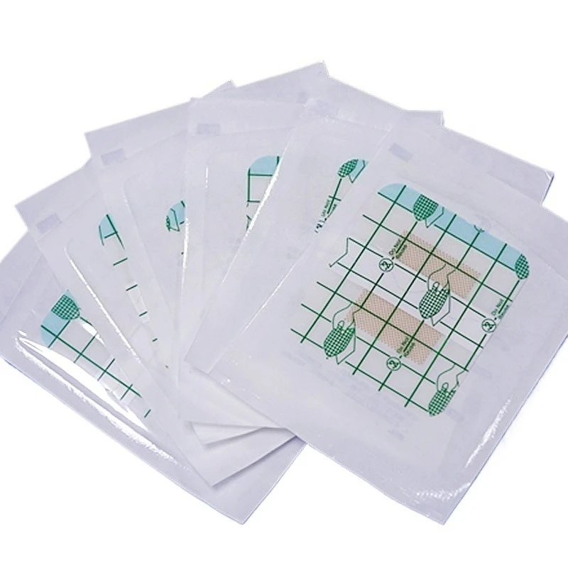 10 Blatt/Set, 10 x 10 cm, wasserdichter Verband, Erste-Hilfe-Patch, Klebeband für Wundauflage, Dusche, Schwimmschutz Image
