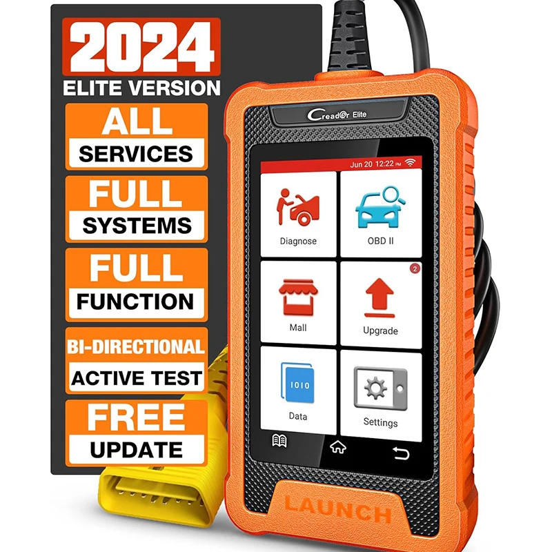 2025 Hot LAUNCH X431 Elite Komplettsystem-OBD2-Diagnosetool, Auto-Automobil-Scanner, ECU-Codierung, aktiver Test, geführte Funktionen Image
