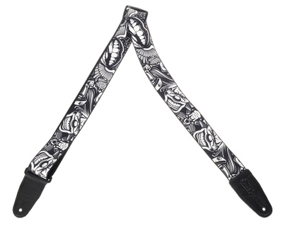 Levys Poly 2" B&W Clowns