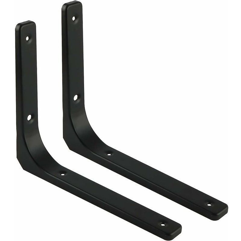 Staffa Per Mensola A Parete, 2 Pezzi Staffa In Metallo 300 Mm X 250 Mm Staffa Per Impieghi Gravosi Supporto Per Mensola A Parete Per Cucina Industriale Decorazione Da Parete Radiatore Montaggio A Pare