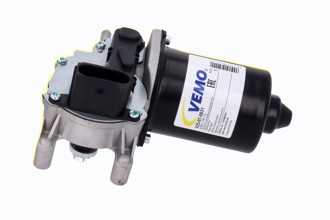 VEMO Scheibenwischermotor FORD V25-07-0031 1740714,2S6T17B571AC,2S6T17B571AD Wischermotor 1140531,1143827 Image