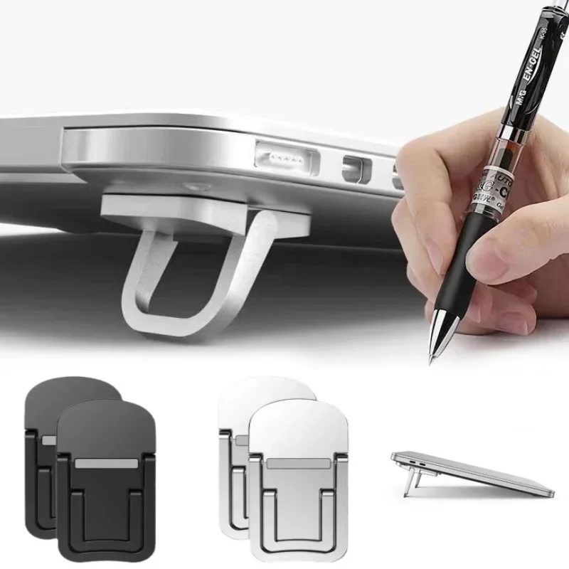 Einstellbare Laptops Stehen Für Computer Tastatur Halter Mini Tragbare Beine Laptop Ständer Für Macbook Huawei Xiaomi Notebook Halterung Image