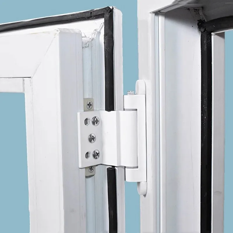 1PC Kunststoff Stahl Flügel Fenster Scharniere Altmodische Schiebetür und Fenster Rechtwinklige Scharniere Möbel Tür Zubehör