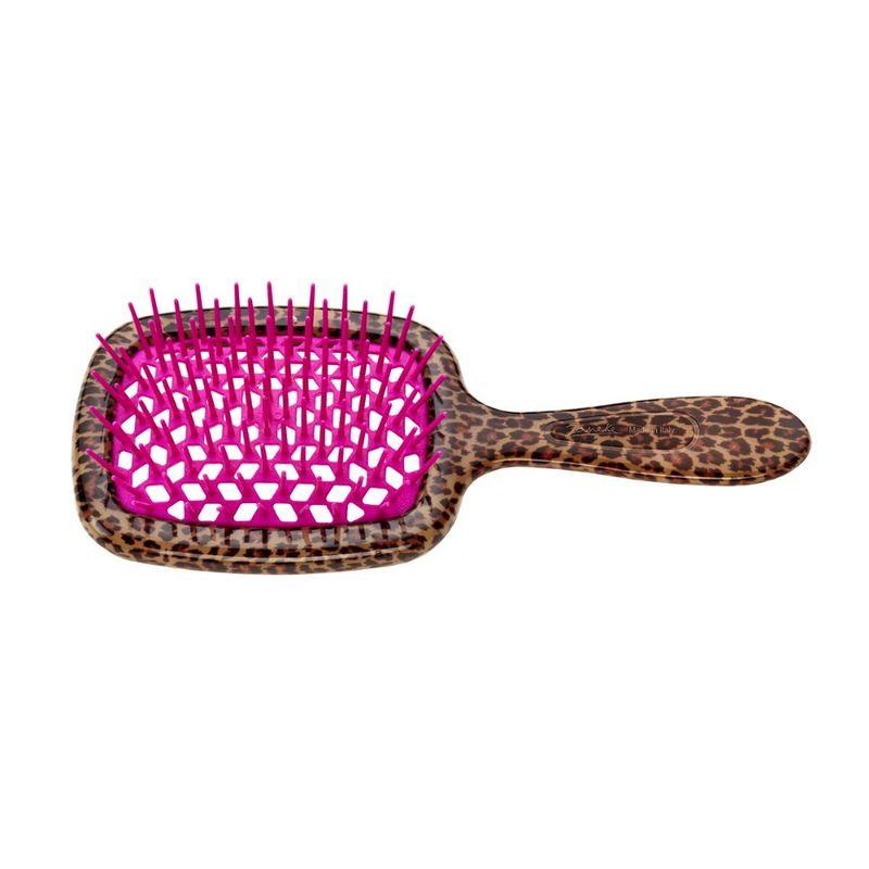 Janeke Superbrush leopardata fucsia 1 pz Spazzola
