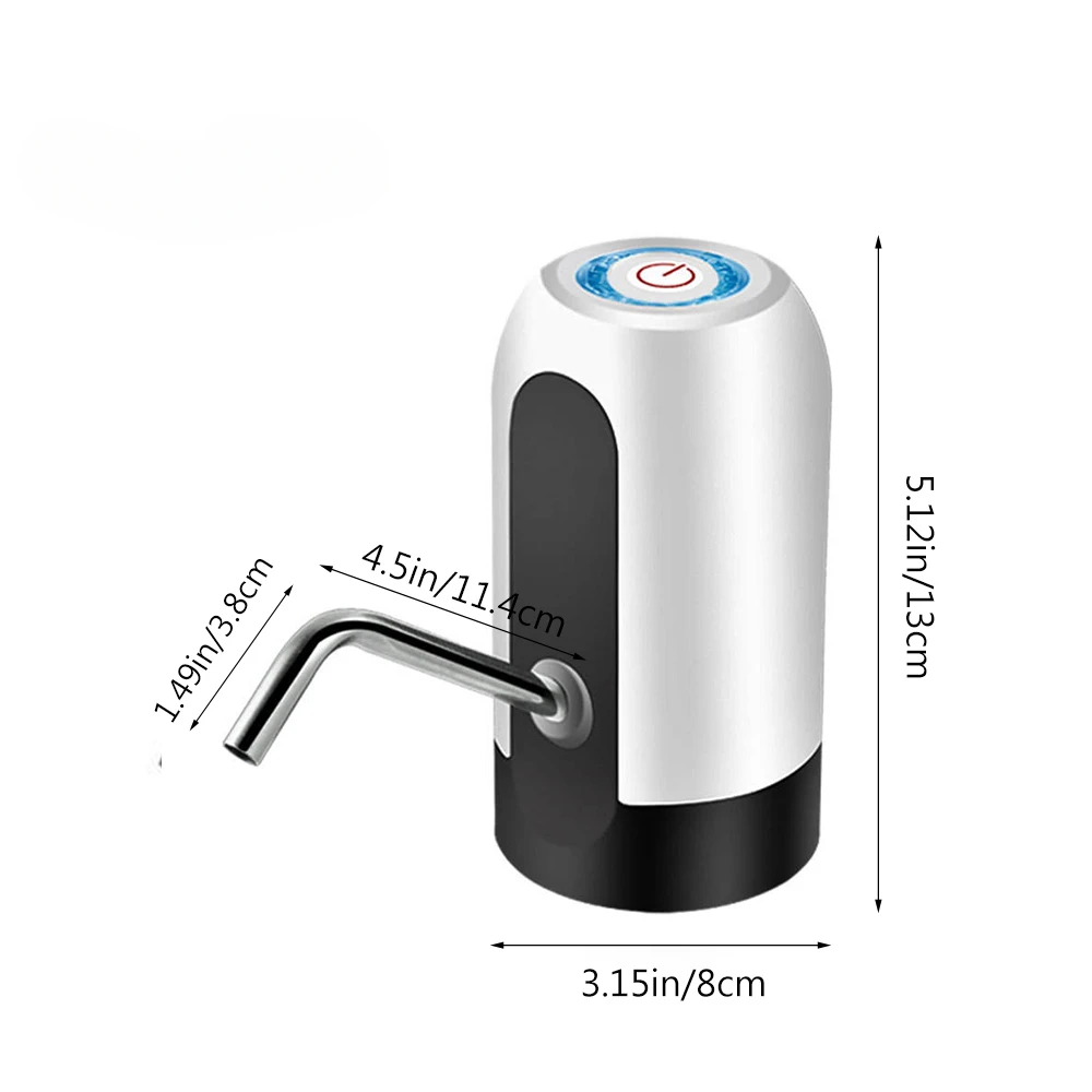 USB-Aufladbare Automatische Wasserspender-Pumpe Tragbare Geräuschlose Touch-Elektrische Trinkflasche 19L für Küche, Bar und Zuhause Image