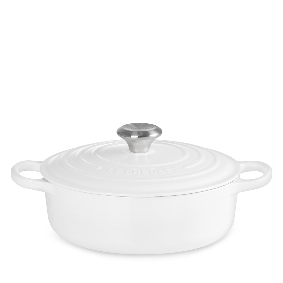 Le Creuset Le Creuset Signature Wide Round Oven - White