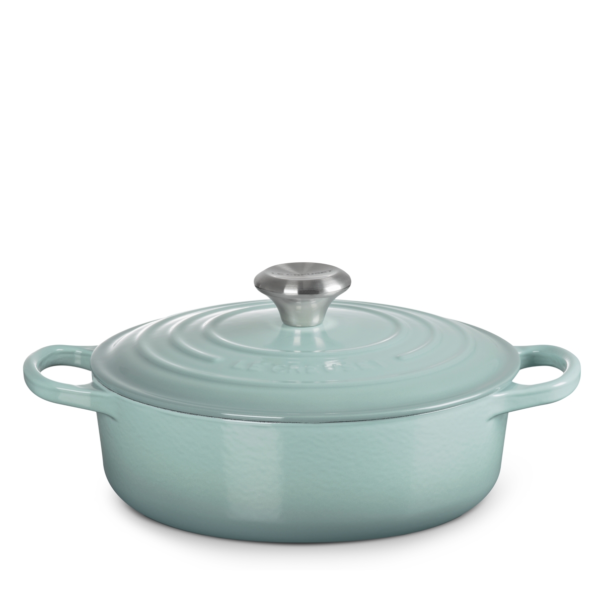 Le Creuset Le Creuset Signature Wide Round Oven - Sea Salt